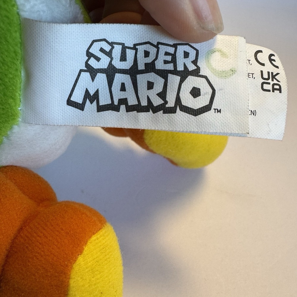 Super Mario Fire Mario & Yoshi Plush 9" Nintendo Stuffies Mario Brothers - Picture 15 of 16